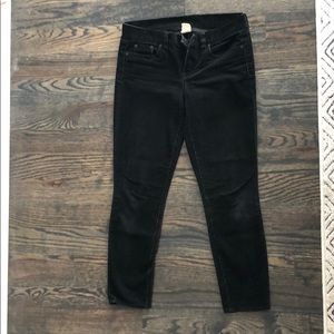 J. Crew. Black skinny cords